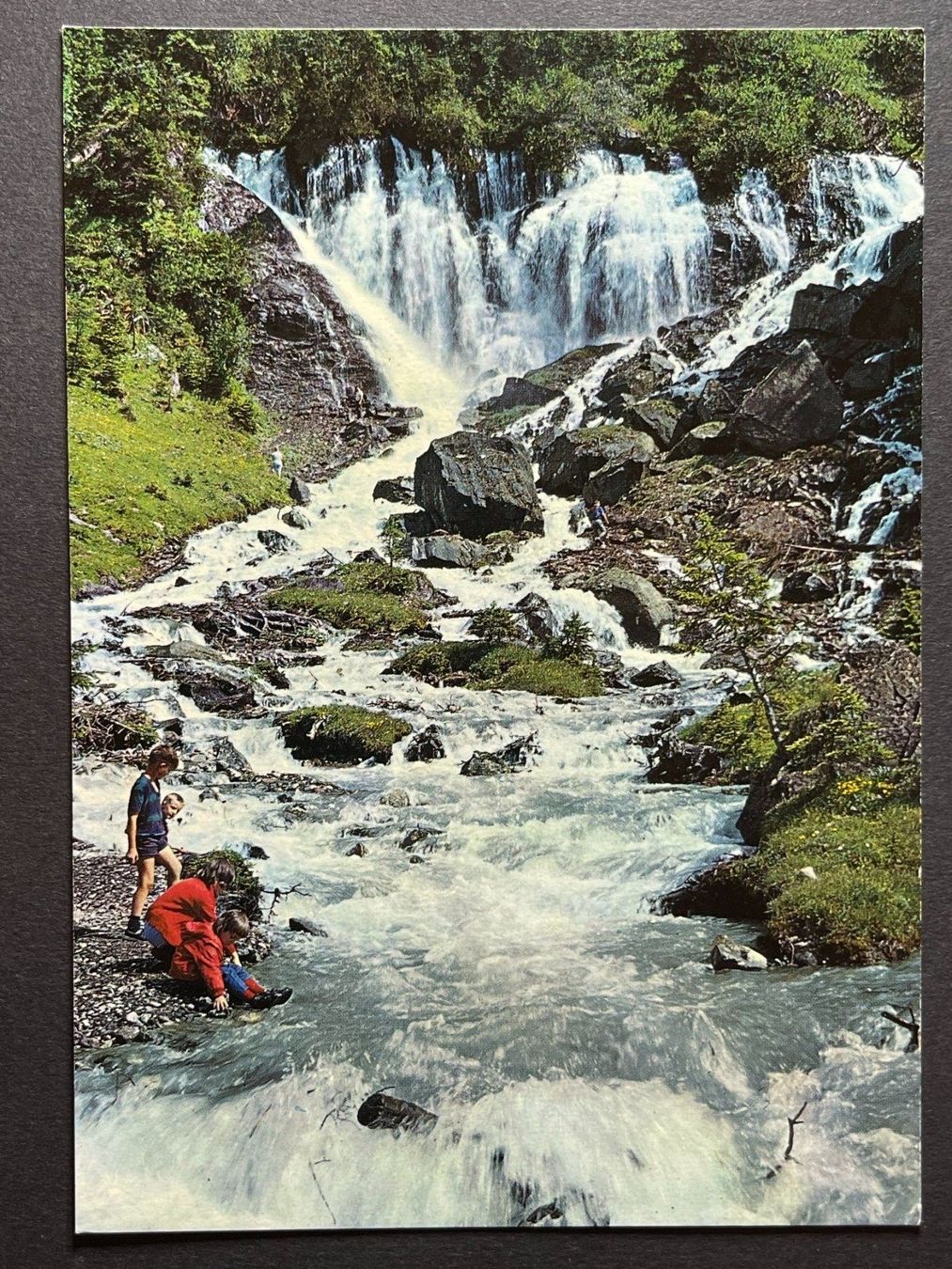 Ansichtskarten: Lenk, Siebenbrunnen – Gebraucht aus Steg VS von danwer74