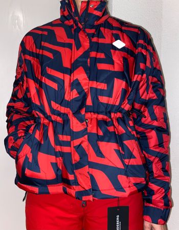 J.Lindeberg Golfjacke rot/blau