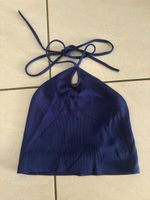 Top dos nu bleu Zara 
