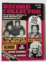 Record Collector Feb 1985 No 66 Who Blondie Dolly Parton Nat