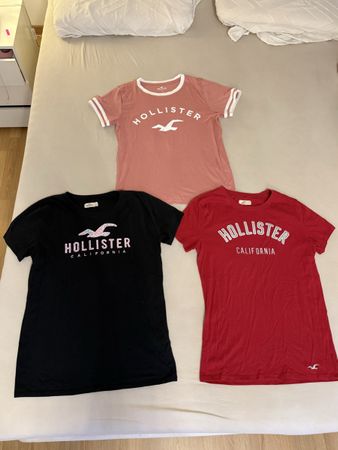 3er Pack T-Shirts Hollister Damen - Grösse S