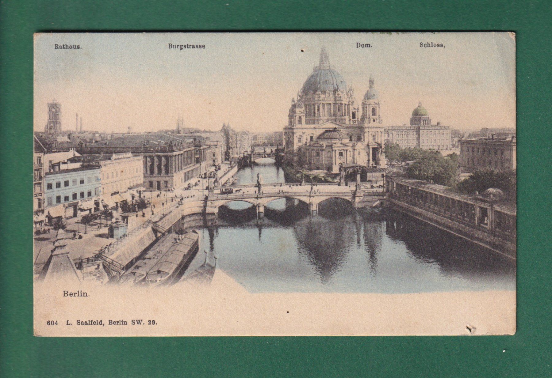 Ansichtskarten: BERLIN - Burgstrasse - Dom – Gebraucht aus Pully von nicecards-shop
