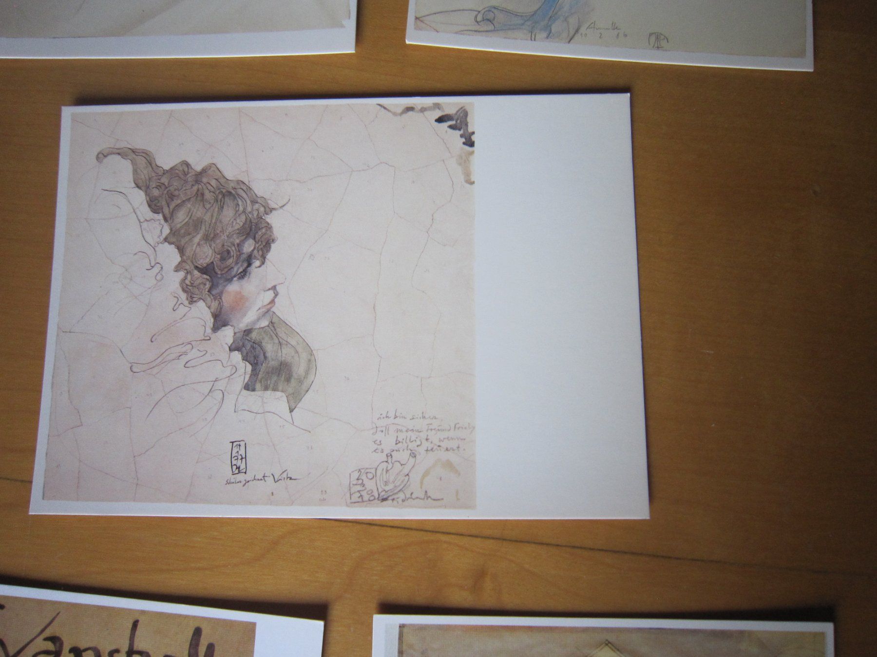 Cartoline postali: No 10 Horst Janssen Sammlung Postkarten – Usato da Gordola venduto da Polentaefung 2