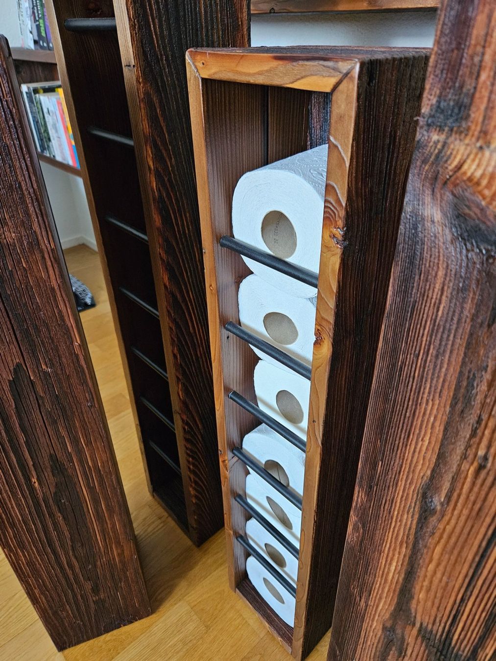 WC: Altholz WC - Rollenhalter – Nuovo e nell'imballaggio originale da Thun venduto da Wood-Art 7