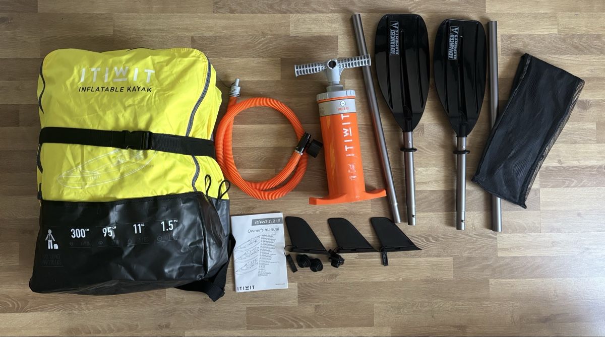 Decathlon Barche: Itiwit Kajak aufblasbar Einsitzer – Usato da Arbon venduto da jme_6v5s 2