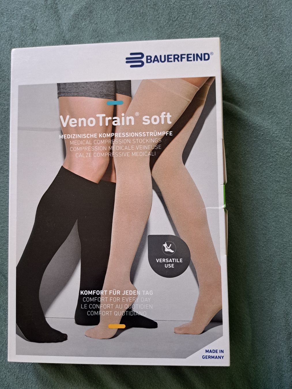 Calze & Collant: 2 paar Kompressionsstrümpfe inkl. Handschuhe – Usato da Wabern venduto da jsterls