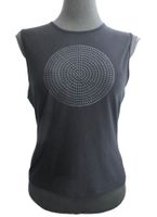 etwa Gr. 38 s. Masse Oberteil mit Zen Mandala tiefschwarz