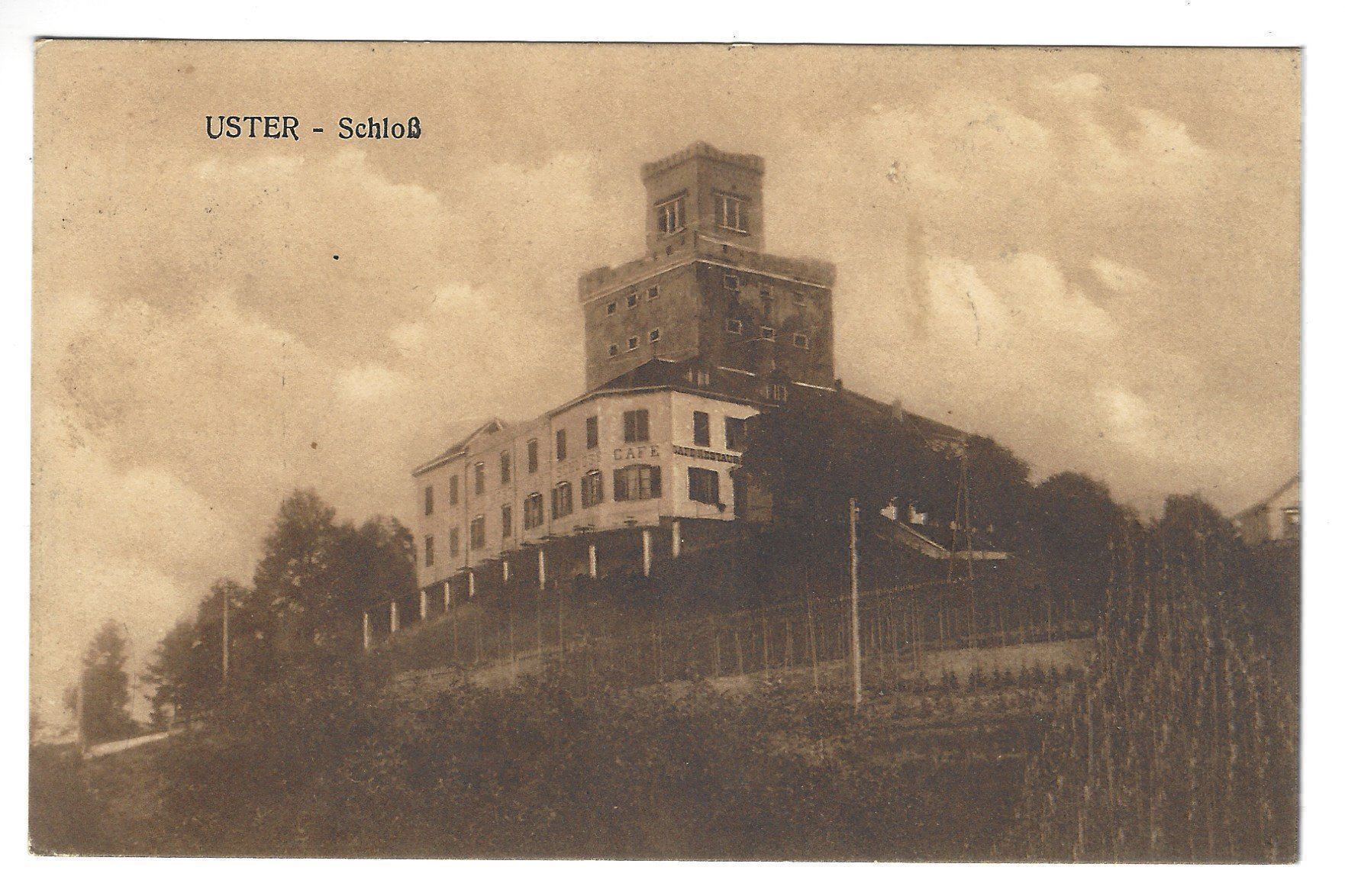 Cartoline postali: Schloss Uster Sattler Verlag – Usato da Frauenfeld venduto da Astra13