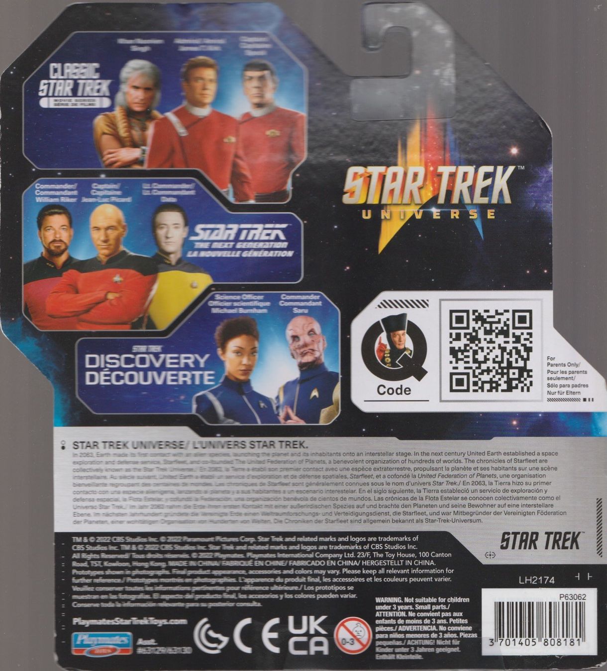 Bandai Figuren: STAR TREK UNIVERSE 5" - 12 CM ACTION FIGURE LIEUTENANT DATA – Neu und originalverpackt aus Vezia von Aquarius_Age 1