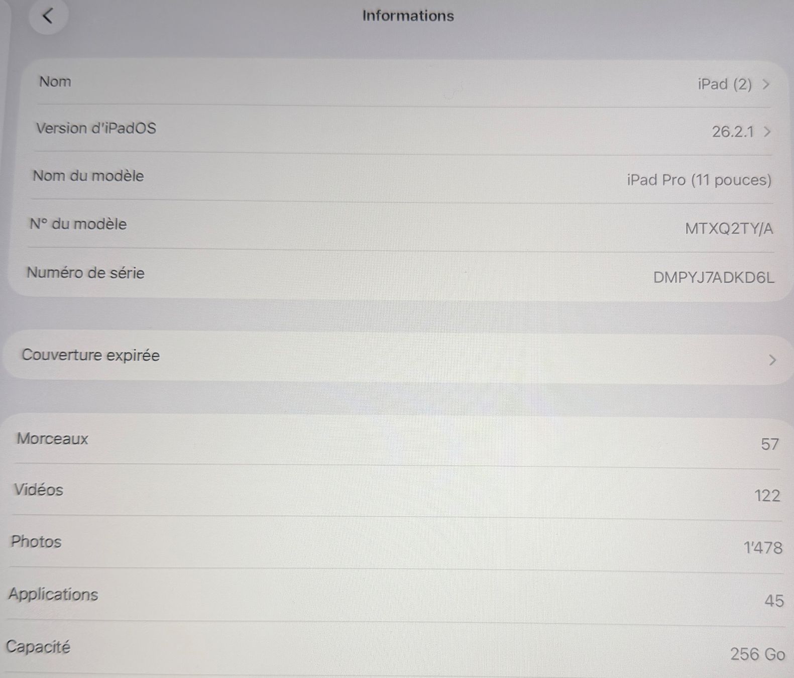 Apple Tablet PC: iPad pro 2018 11 pouces – Usato da Lausanne venduto da clapar 6