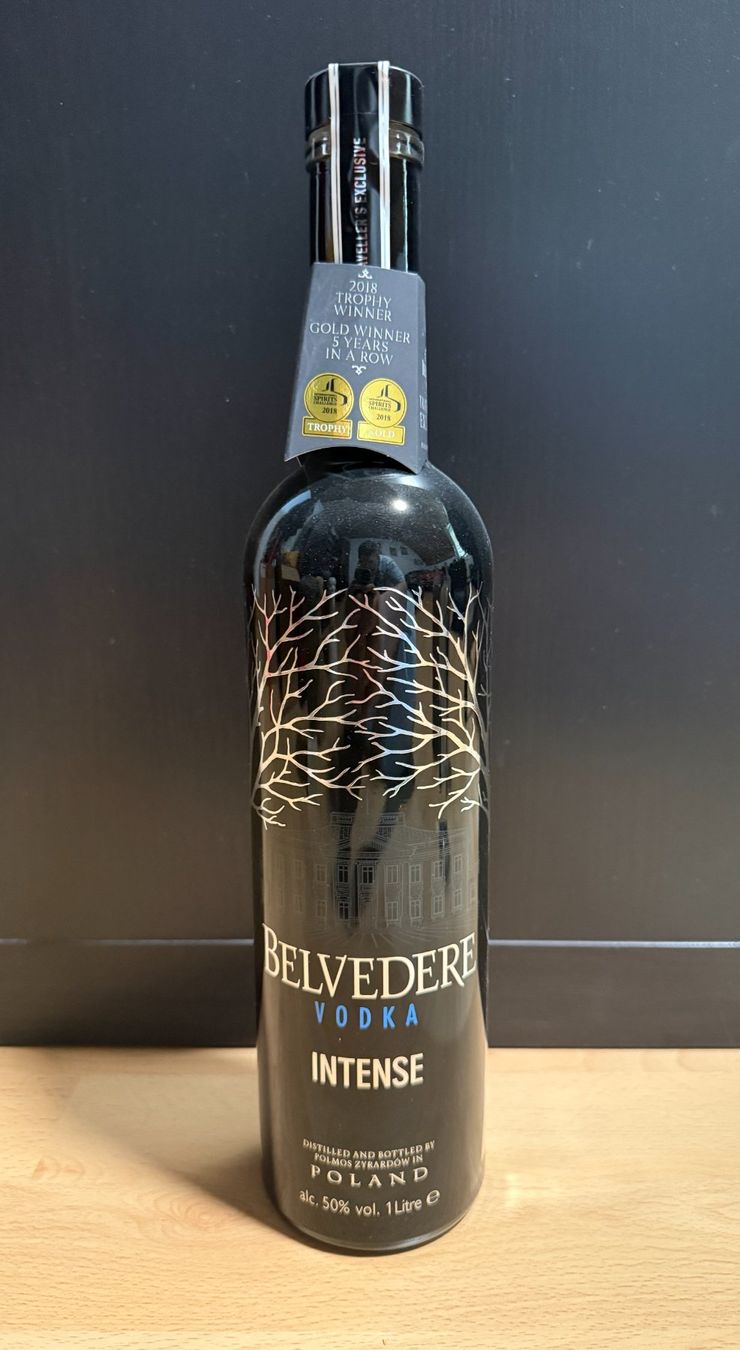 Belvedere Spirituosen: Vodka Belvedere Intense alc. 50% 1L – Neu und originalverpackt aus Merenschwand von Ej99 1