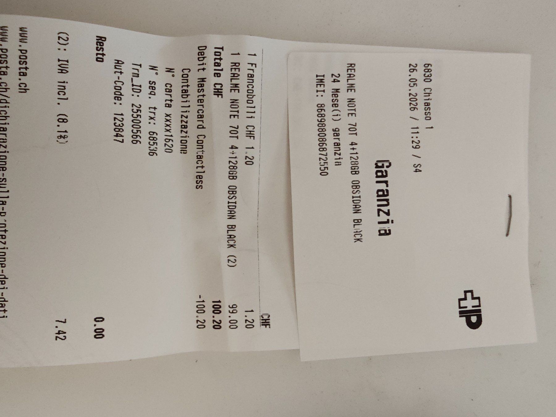 Realme Telefoni cellulari / Smartphones: Cell phone realtime Note 70T – Nuovo (secondo la descrizione) da Stabio venduto da Princhipi 2