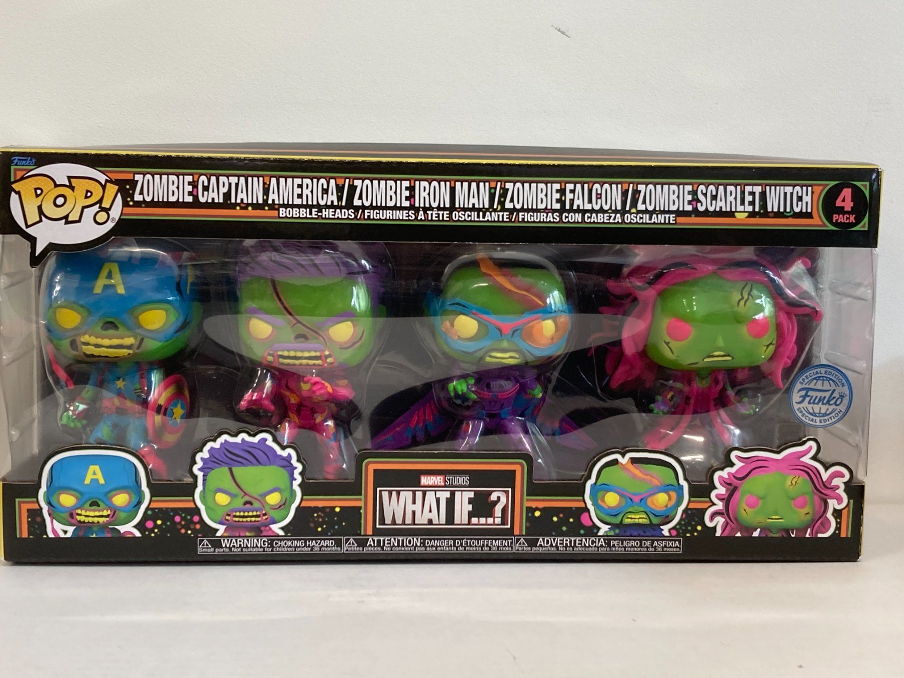 Funko Figuren: FUNKO POP! MARVEL 4 PACK special edition WHAT IF ... ? BLACK – Neu (gemäss Beschreibung) aus Vezia von Aquarius_Age 1