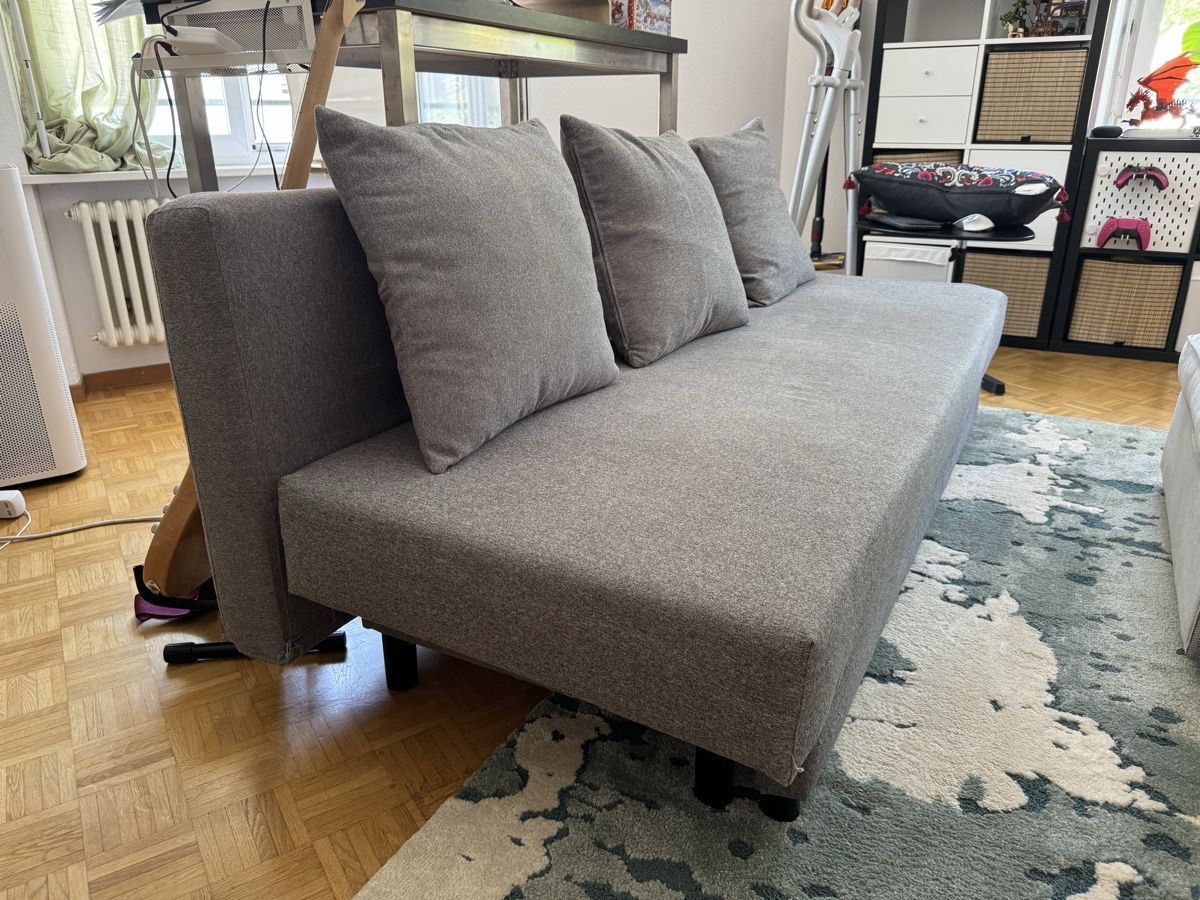 Sofas: IKEA Asarum Bettsofa grau – D'occasion à Zürich par PZerggie 1