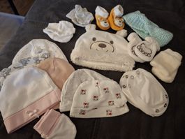 Baby Set, Mütze, Fäustlinge etc. 