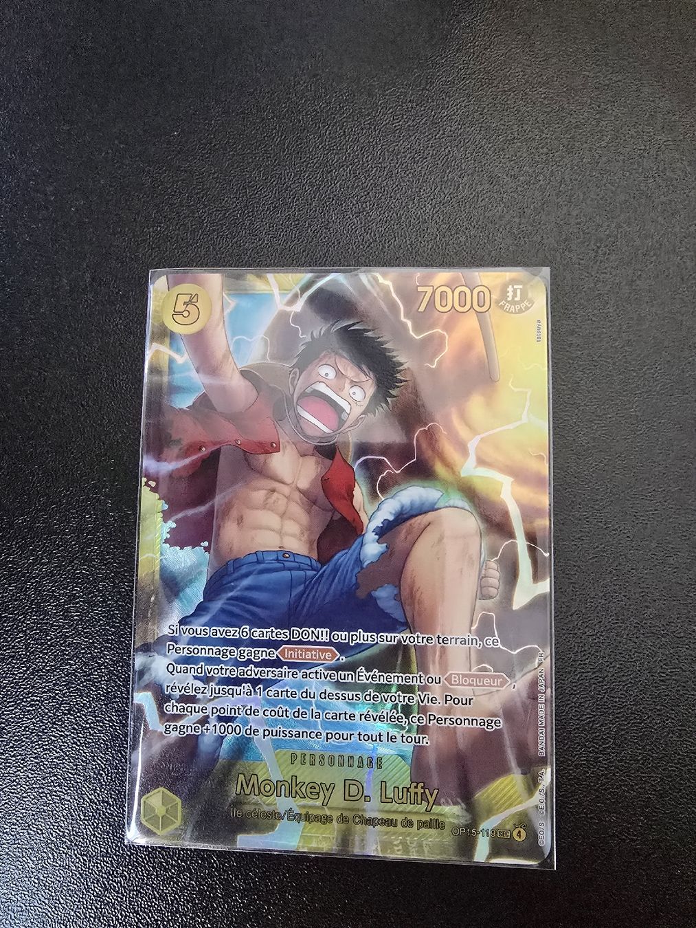 Bandai Sammelbilder & Trading cards: One piece OP15-119 FR Monkey D. Luffy  – Neu (gemäss Beschreibung) aus Céligny von josc4