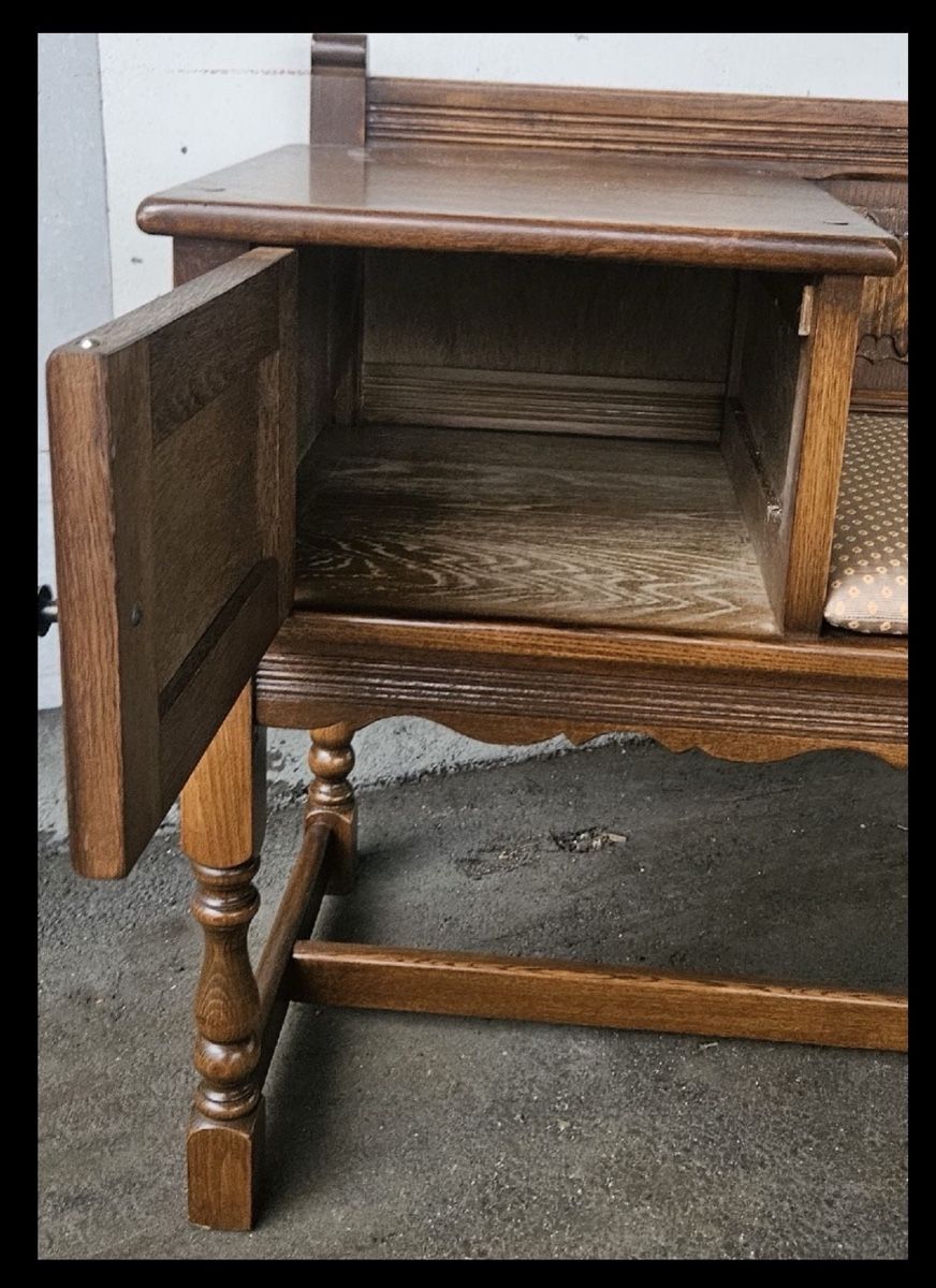 Panchine: Old Charm Telefonbank aus Eichenholz – Nuovo (secondo la descrizione) da Oensingen venduto da rya_9sdl 1