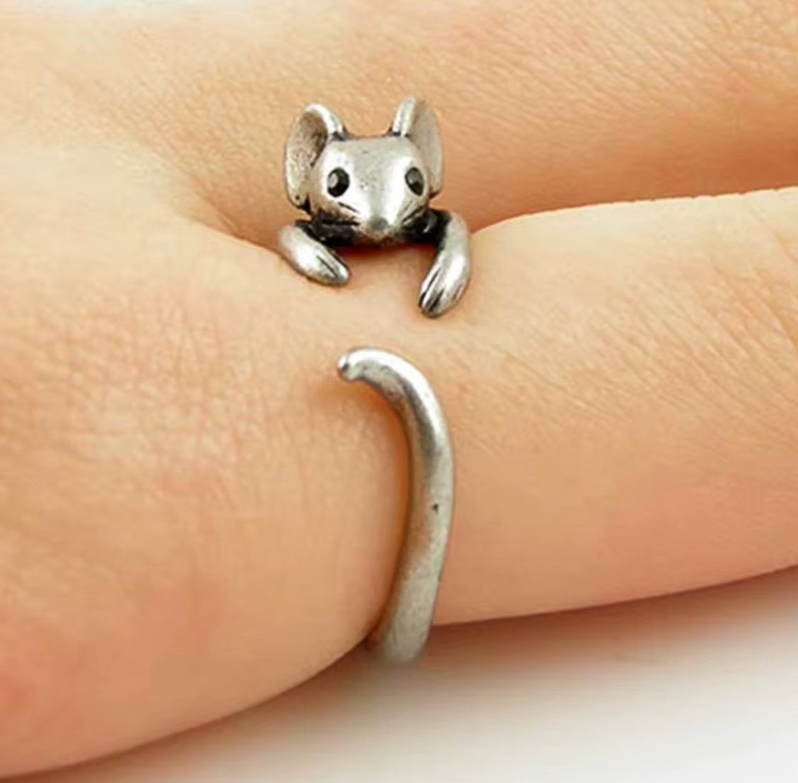 Anelli: Kleine Maus Ring Verstellbar – Nuovo e nell'imballaggio originale da Eschenbach SG venduto da ...-