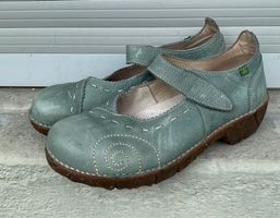 Superbe ballerine à lanière EL NATURALISTA bleu clair n.37