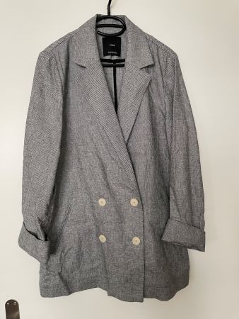 Leinenblazer  Doppelreiher