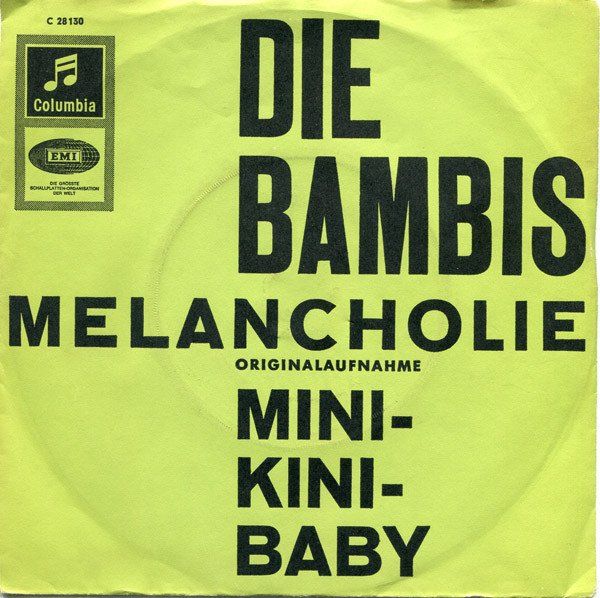 Dischi in vinile: Die Bambis - Melancholie /Jukebox Hit – Usato da Einsiedeln venduto da Dorfrocker