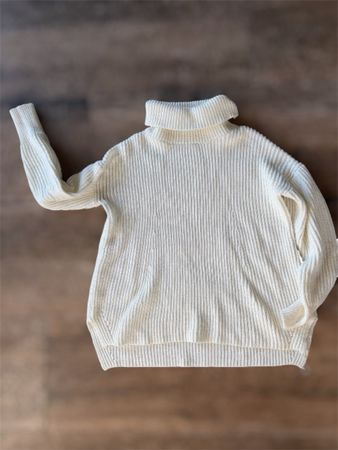 Weicher Rollkragenpullover, Grösse S/M