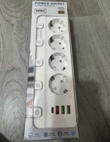 EU STECKER Power Socket Anti-Static 2500W mit USB neu