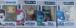 Funko Pop Avengers Tony Stark Iron Man Hulk Captain America