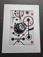 EDGAR BALTENSPERGER ORIGINAL ACRYL SIGNIERT AUF KARTON  MONT