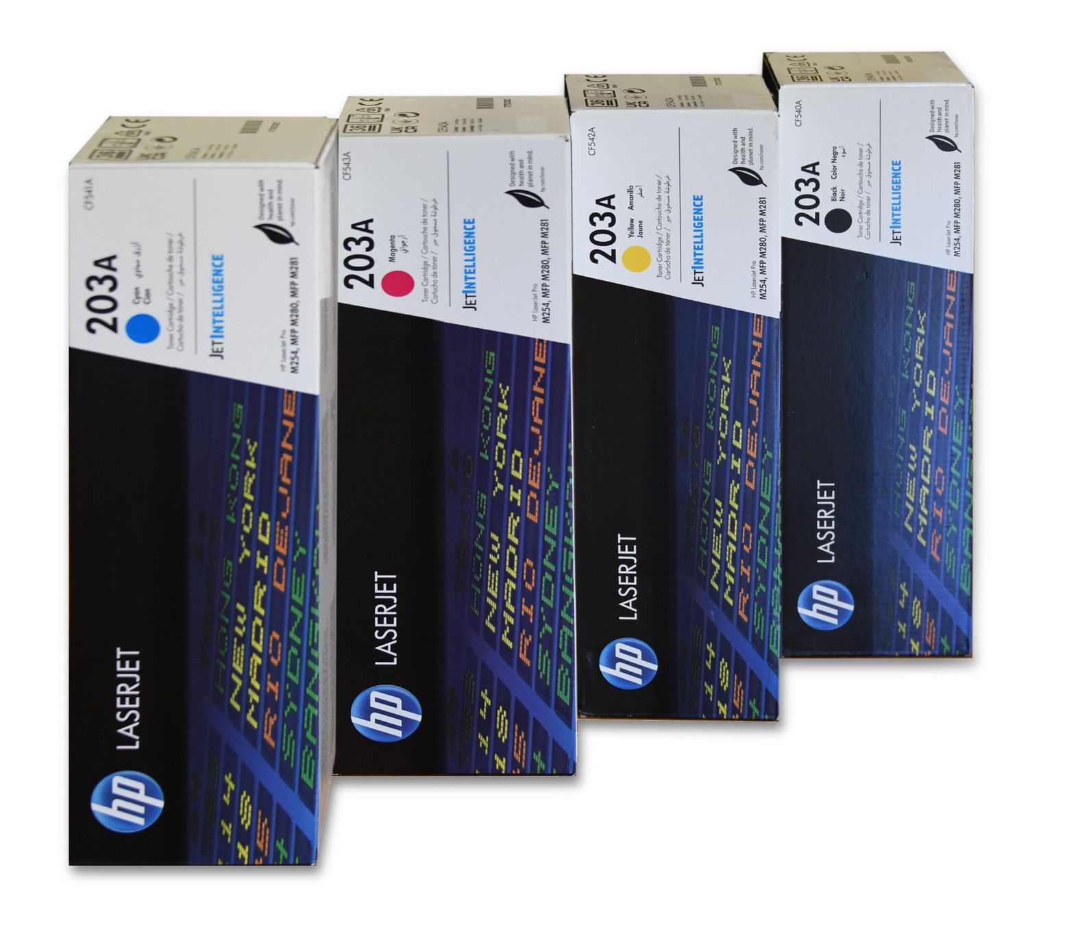 Hewlett Packard Cartucce per stampanti & toner: Original HP Laserjet Toner Set 203A – Nuovo e nell'imballaggio originale da Hirzel venduto da ibreh