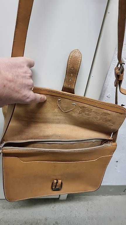 Taschen für Damen: Natur Leder Damen Tasche, hellbraun – Gebraucht aus Neuenkirch von tip_wp7s 1