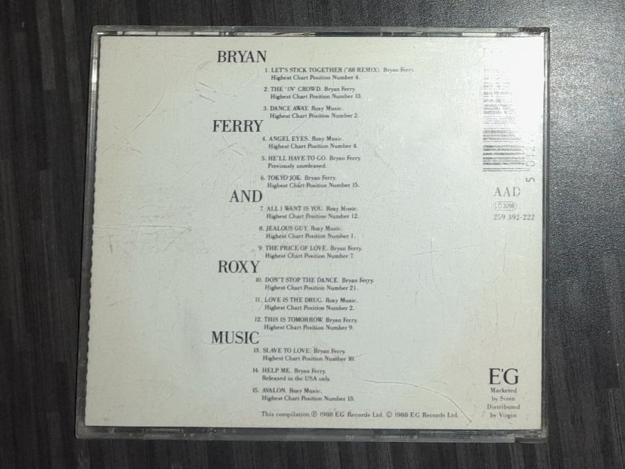 CD: Bryan Ferry - The Ultimate Collection - CD – Usato da Steffisburg venduto da FutureOne 1