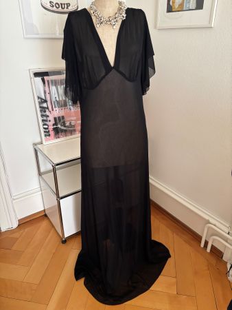 Norma Kamali, Mesh Kleid, neu! M= 38-40, cool,  Np:420.-