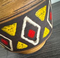 Jasba Keramik Vase vintage, west germany, handbemalt