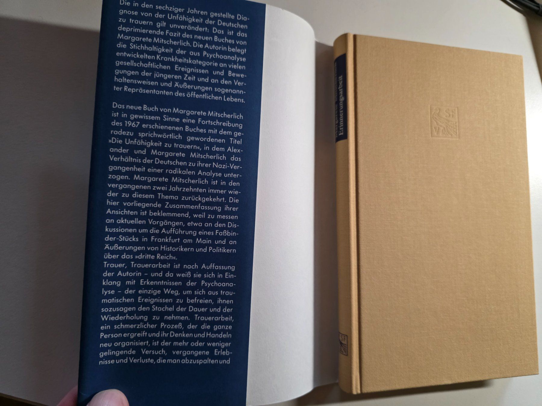 Libri: Margarete Mitscherlich -Erinnerungsarbeit Psychoanalyse - 87 – Nuovo (secondo la descrizione) da Walterswil BE venduto da Lonitti 6