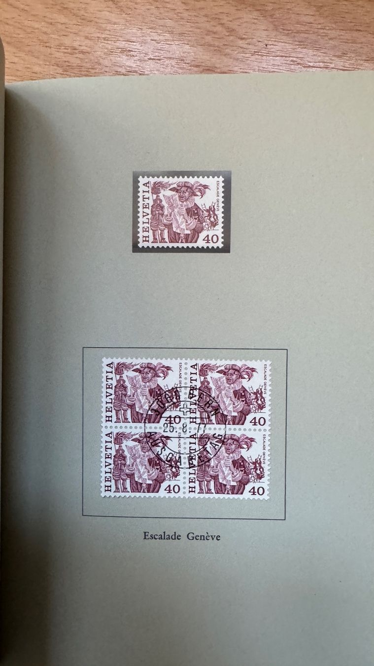 Alle Briefmarken: PTT Briefmarkenbüchlein / Volksbräuche – Gebraucht aus Landschlacht von Rtra 4