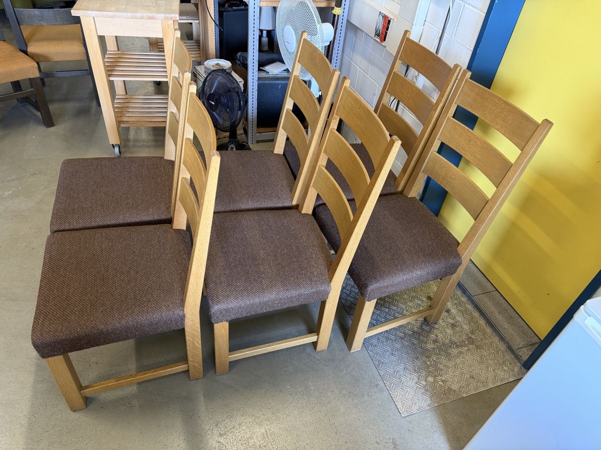 Sedie: 6 Stück Massiv Esszimmer Stühle Top – Usato da Strengelbach venduto da RaenAntikDesign 2