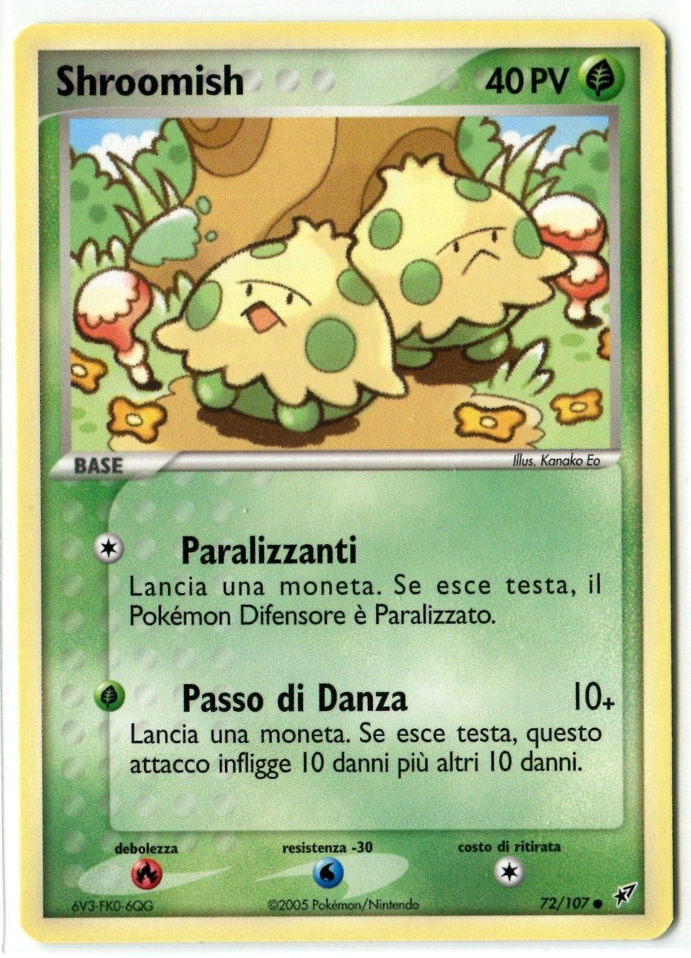 Pokémon Carte collezionabili: Shroomish Ex Deoxys Pokémon MINT – Nuovo (secondo la descrizione) da Dornach venduto da Deco89
