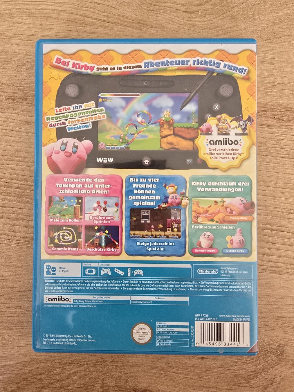 Nintendo Giochi: Wii U Kirby und der Regenbogen-Pinsel – Usato da Chur venduto da 1996hiphop 1