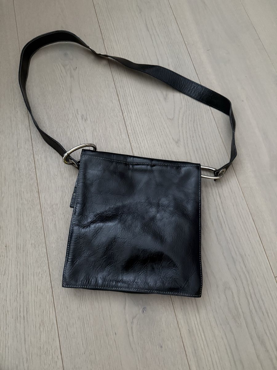 Borse: Learher crossbody schwarz Prüne – Usato da Zürich venduto da lailag 1