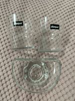 Diaqua Zahn-Gläser mit  Seifenschale, Set, 3-teilig