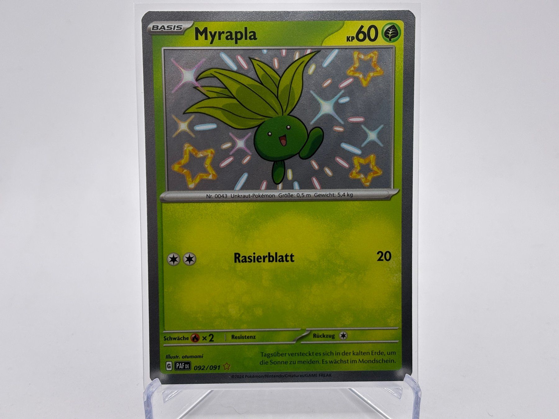 Pokémon Carte collezionabili: Paldeas Schicksale - Myrapla  (PAF 92) - DE – Nuovo (secondo la descrizione) da Allschwil venduto da Bullach