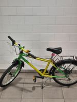 Kinderfahrrad 20 Zoll grün-gelb gebraucht mit Gangschaltung