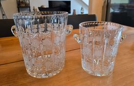 Champagner / Weinkühler aus Kristallglas NEU
