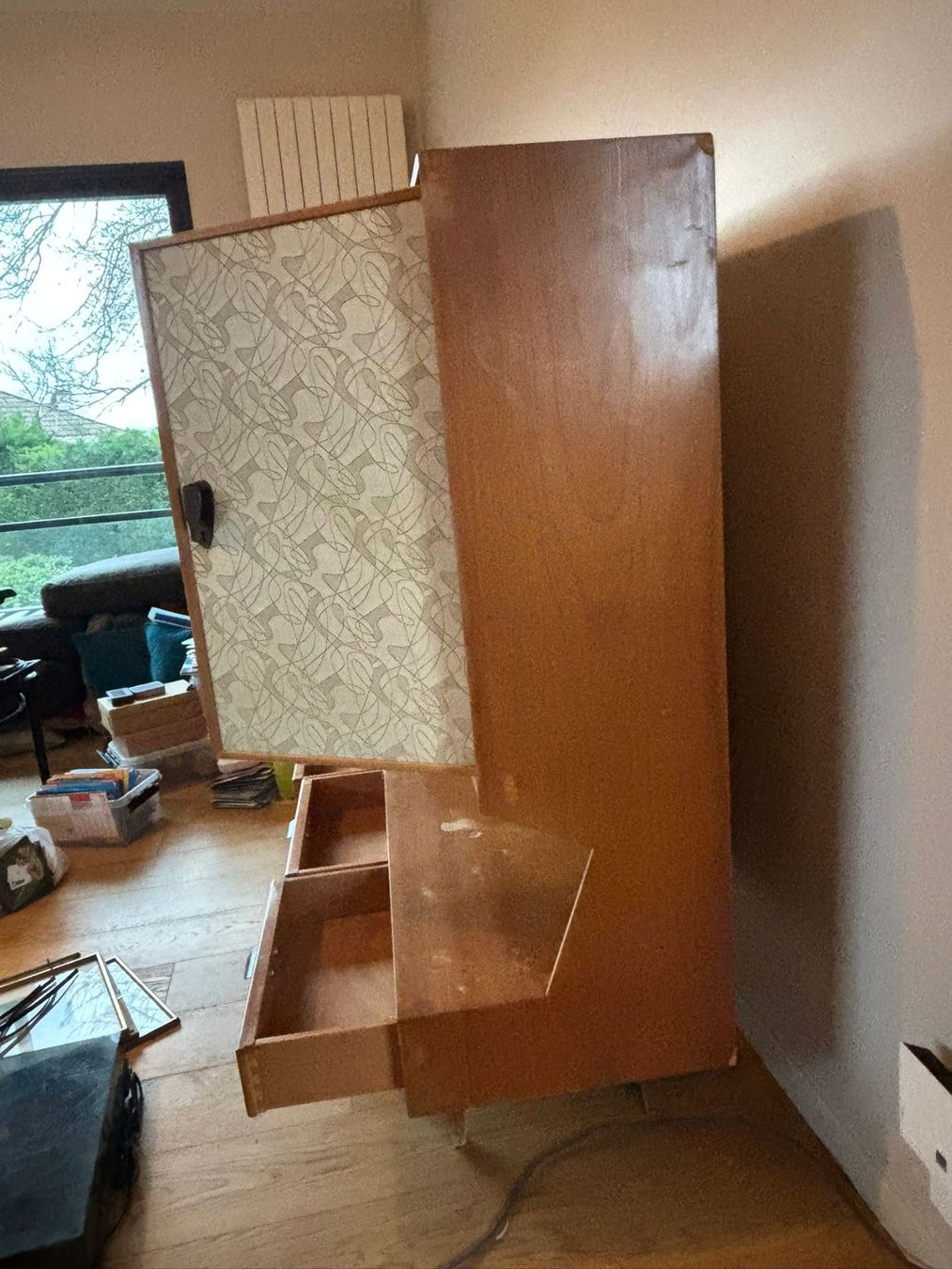 Buffets: Buffet vintage, bois clair, design unique – D'occasion à Vésenaz par AudeS 4