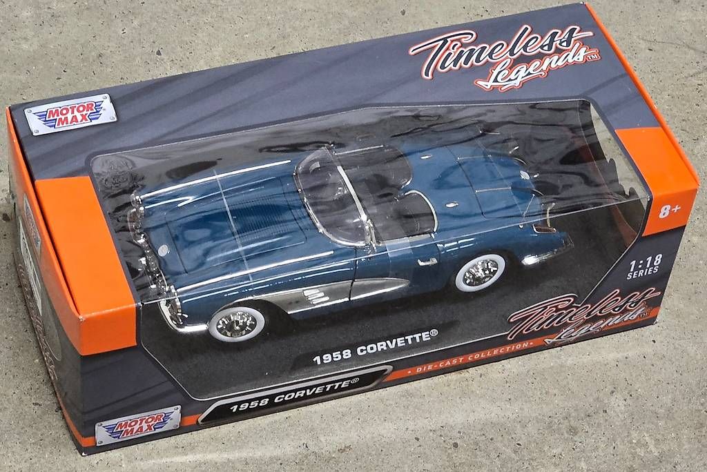 Chevrolet Modellini d'auto: Chevrolet Corvette 1955, 1:18, Motor Max – Usato da Rheinfelden venduto da jjschiavone 2