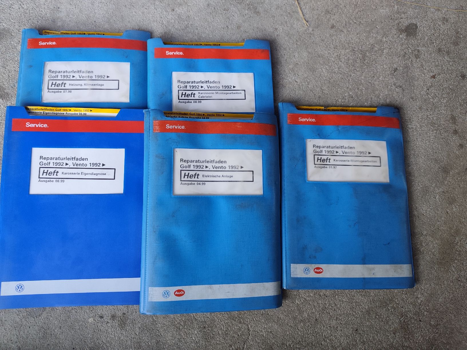 Bücher: Werkstatthandbücher VW Golf 1992/ Vento 1992 – Gebraucht aus Rebstein von andi322 9
