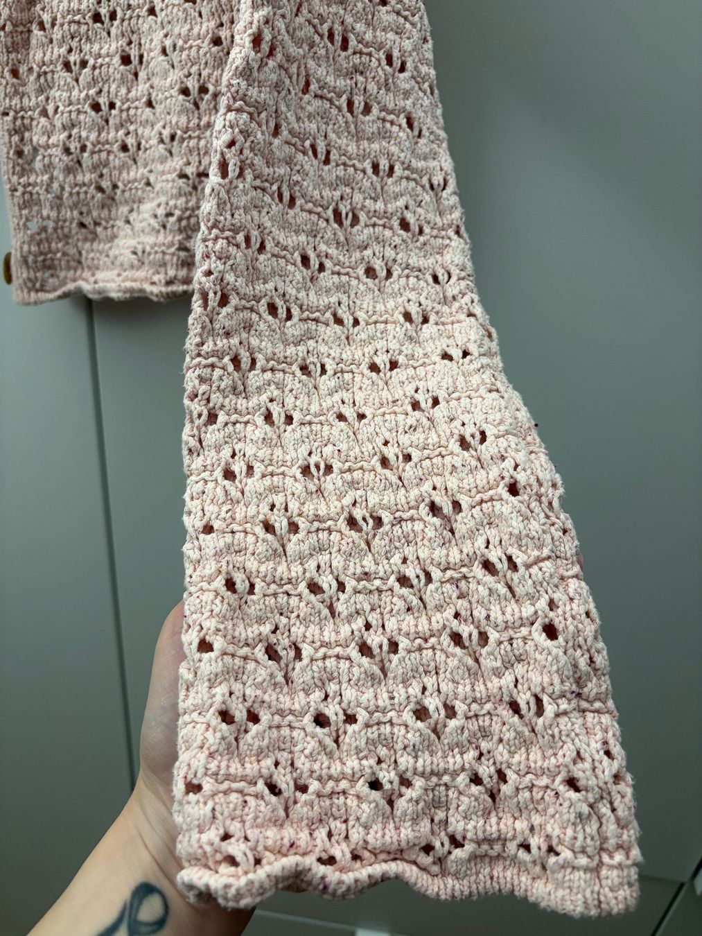 Mango Jacken: Strickjacke Mango rosa grob gestrickt Grösse M – Gebraucht aus Lenzburg von Saskiasaurus 3