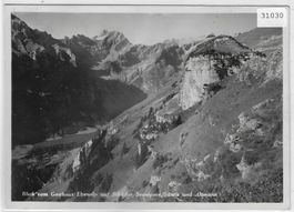 Blick vom Gasthaus Ebenalp auf Schäfer,