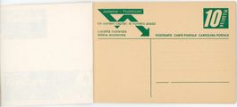 8x PTT-Postkarten vorfrankiert 10 Rp. ungelaufen Original